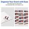 Avery American Flag with Gold Frame Adhesive Name Badges, 2-1/3" x 3-3/8", Handwrite-Only, Great for Patriotic Parties, Election Events, 4th of July Parties, and Party Favors, 80 Name Badges Total